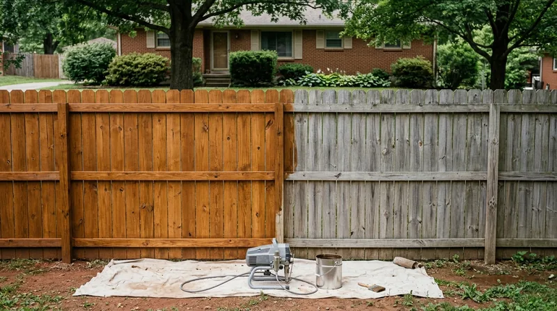 Fence Staining & Restoration Lexington
